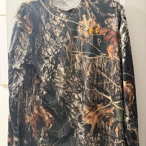 Under Armour Heat Gear Woodland Camo Long Sleeve Shirt
